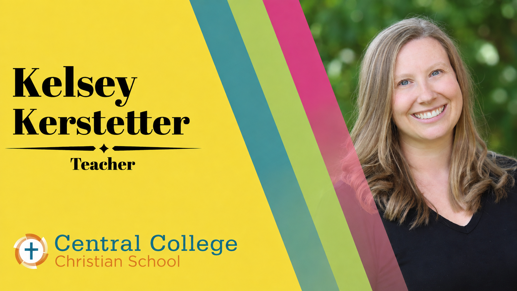 Kelsey joined Central College preschool in 2024.  She has her bachelor degree from
Ohio Wesleyan University. When she’s not working, she enjoys hiking, reading, volunteering at the Central College Food Pantry, and spending time with her husband, two 