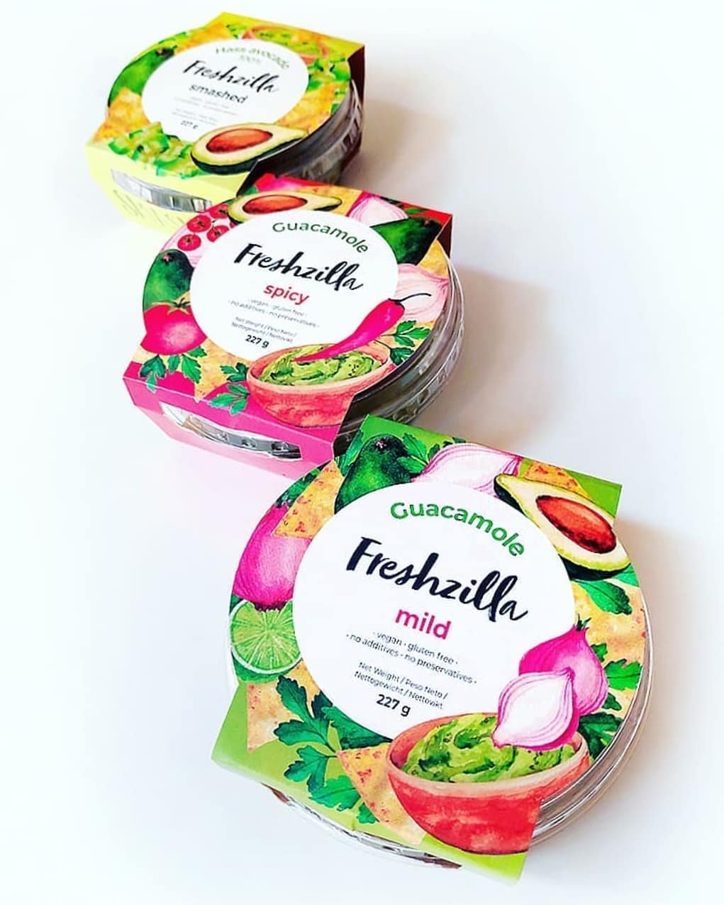 Branding &amp; Packaging Design for @worldsgarden_eu 🥑
For a better overview of my previous projects, please visit: 👉www.mandidesign.co 
#packaging #graphicdesign #freshzilla #guacamole #worldsgarden #retail #avocado