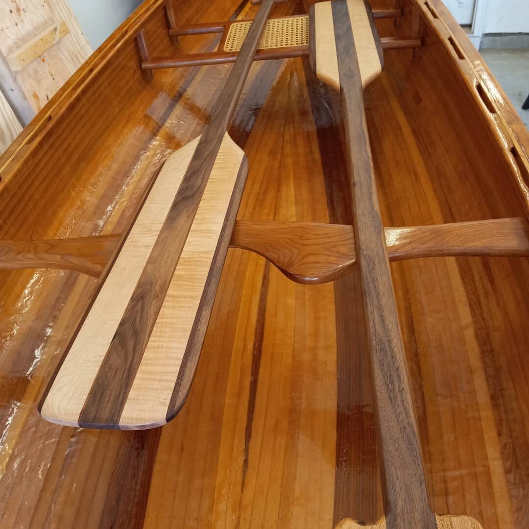 Took a hiatus for a while to work on a personal project, a 17.5 foot Redbird canoe, and designed and built 2 paddles. 

But now back to comissions and other smaller scale projects!

#builtnotbought #handmade #canoe #canoeing #cedar #boat #boatbuildin