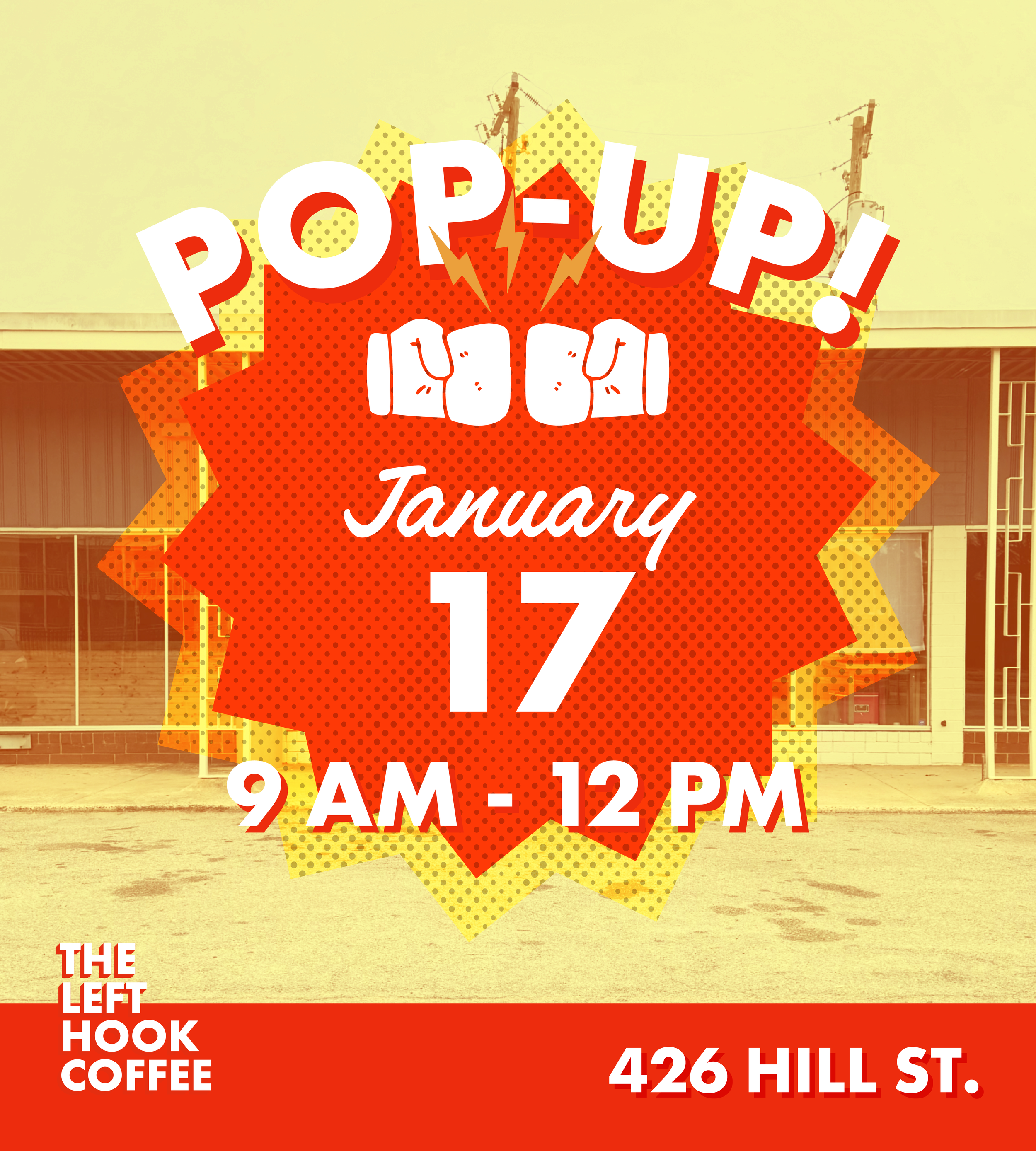 POP-UP | The Left Hook Coffee at 426 Hill St.