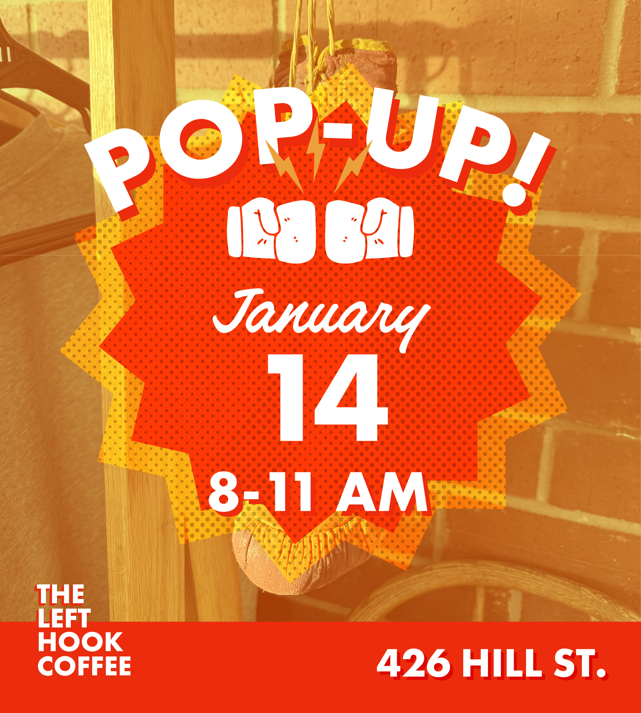 POP-UP | The Left Hook Coffee at 426 Hill St.