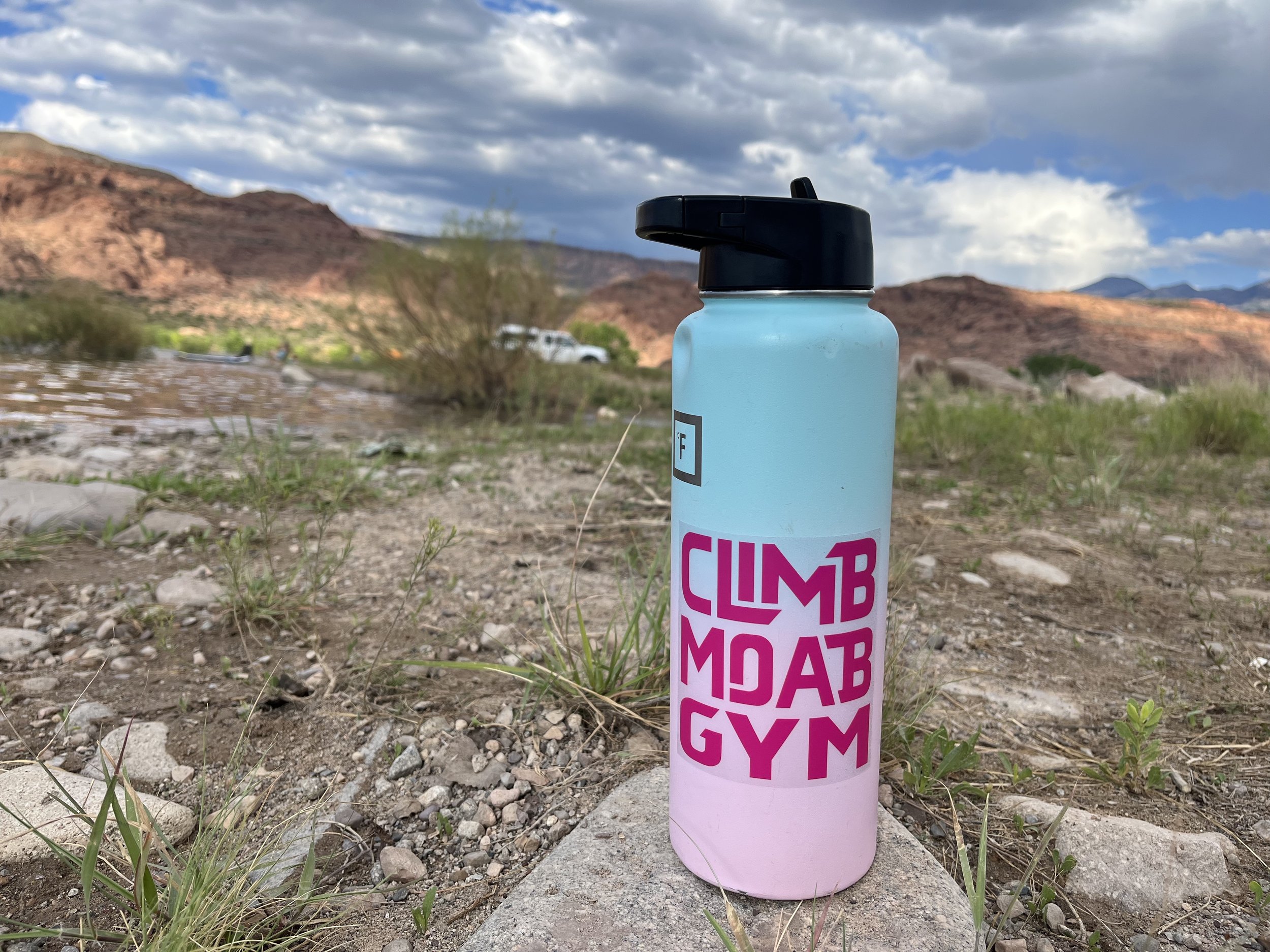 Climb Moab Transparent Sticker