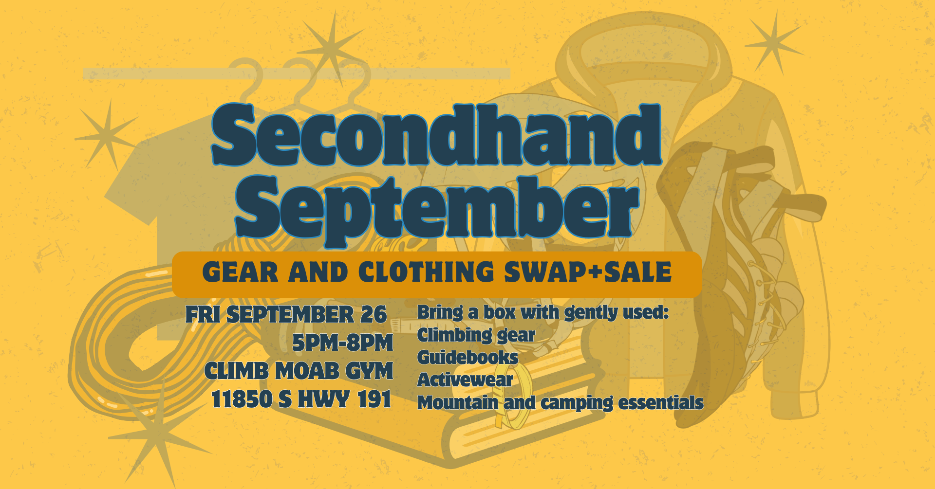 Gear and Clothing Swap
