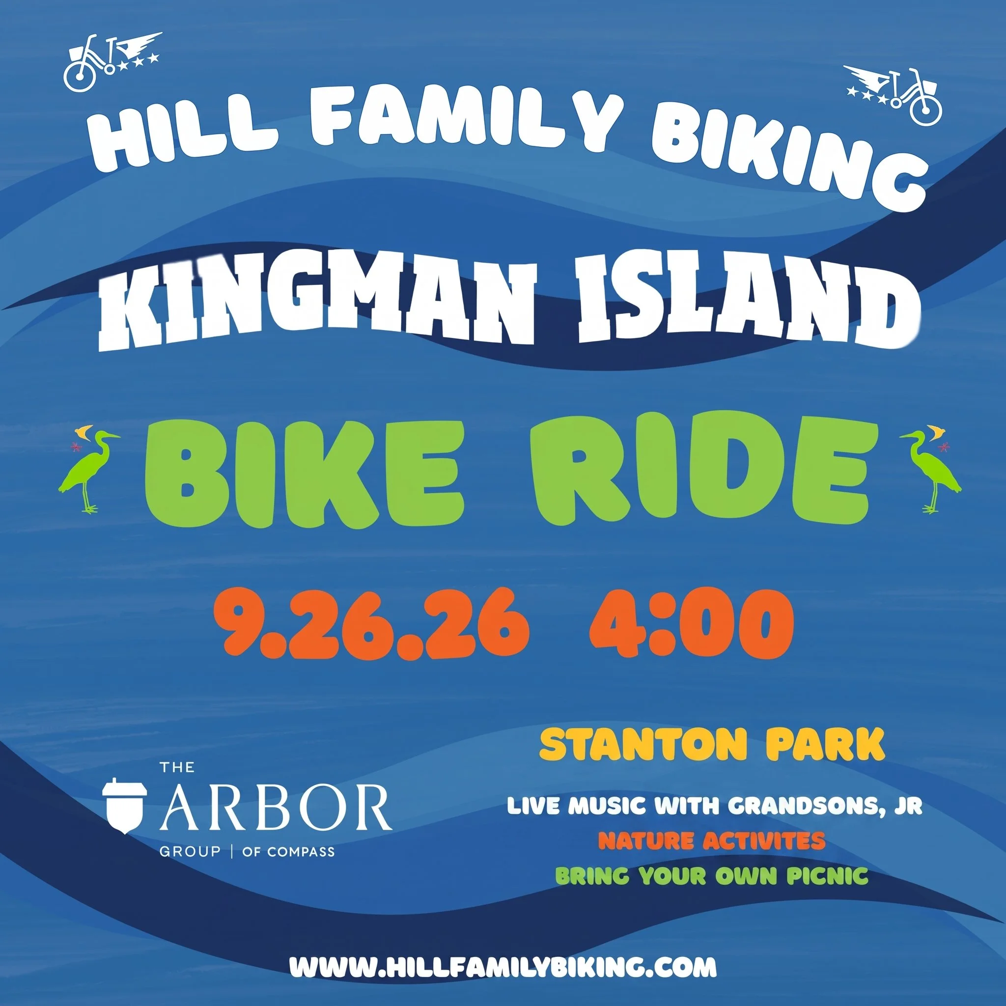 Ride to Kingman Island with Hill Family Biking