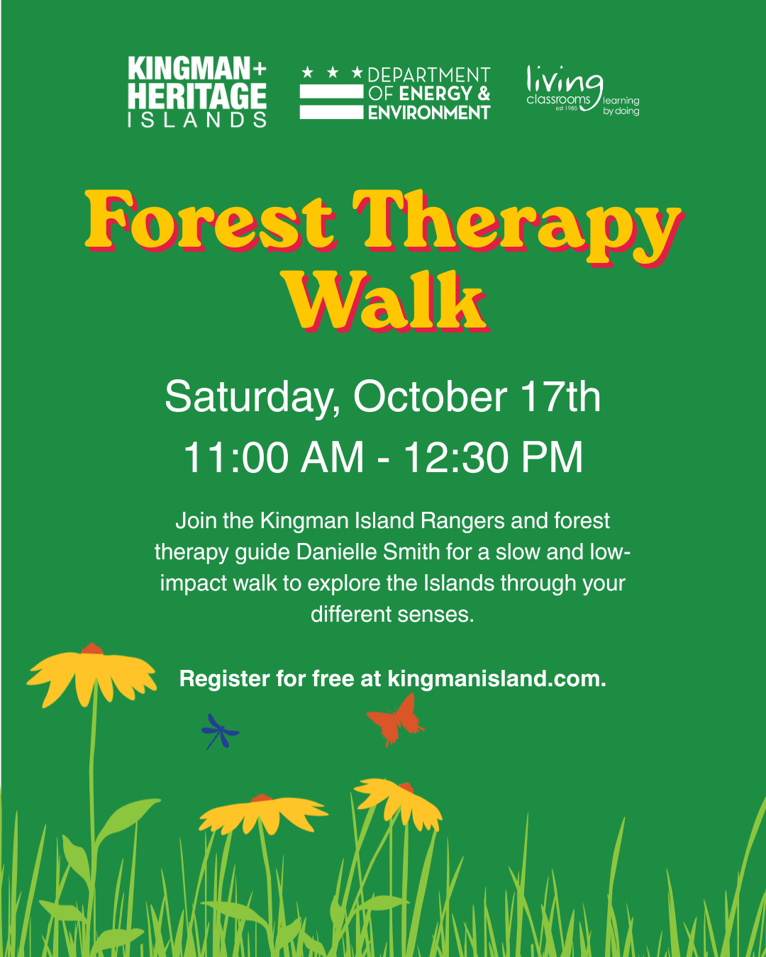 Forest Therapy Walk at Kingman Island Friends and Family Day