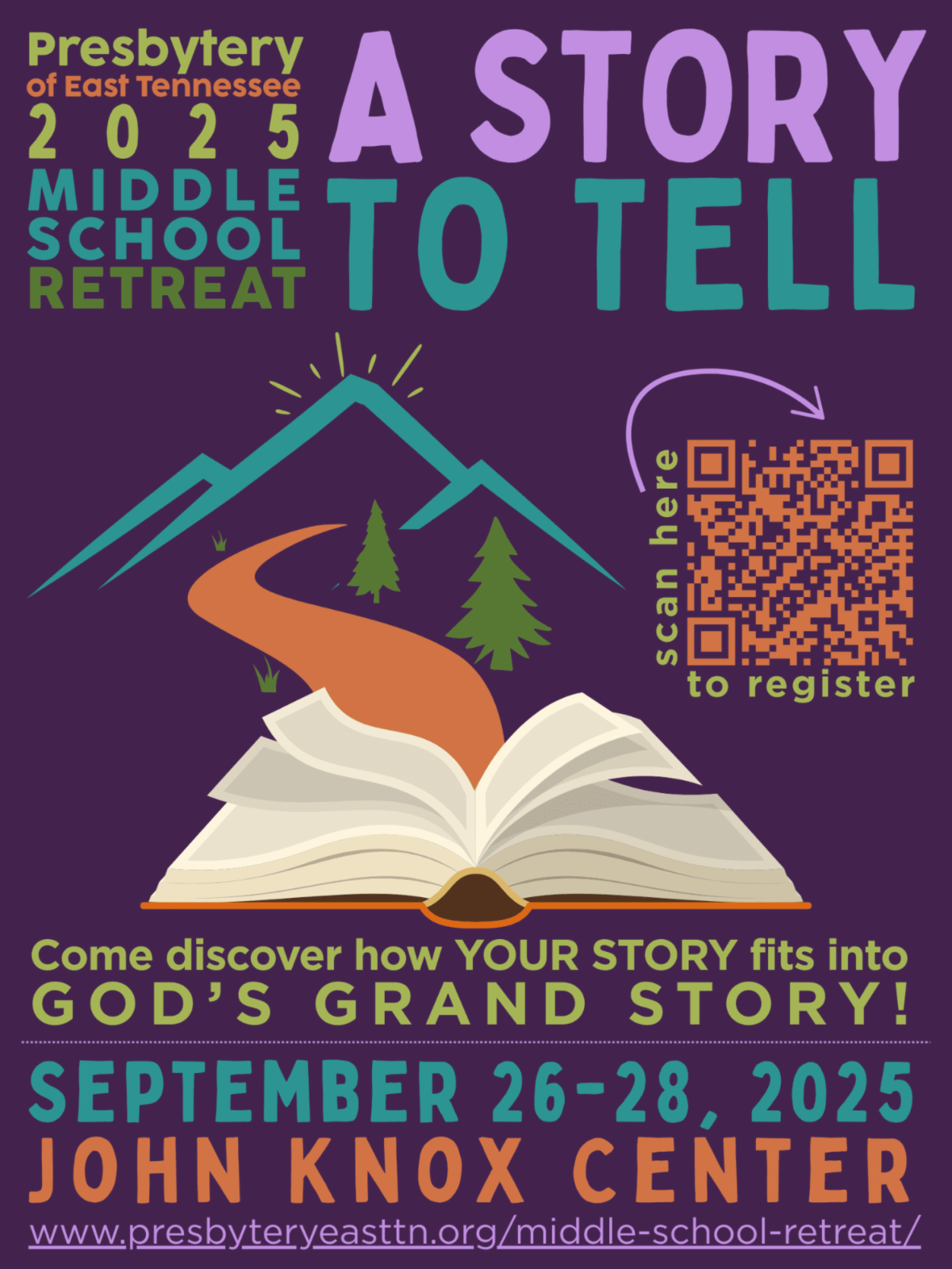 Middle School Retreat 2025: "A Story to Tell" at Camp John Knox
