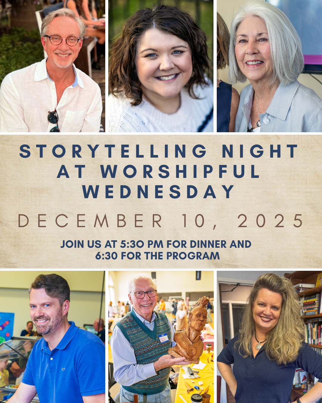 Storytelling Night at Worshipful Wednesday