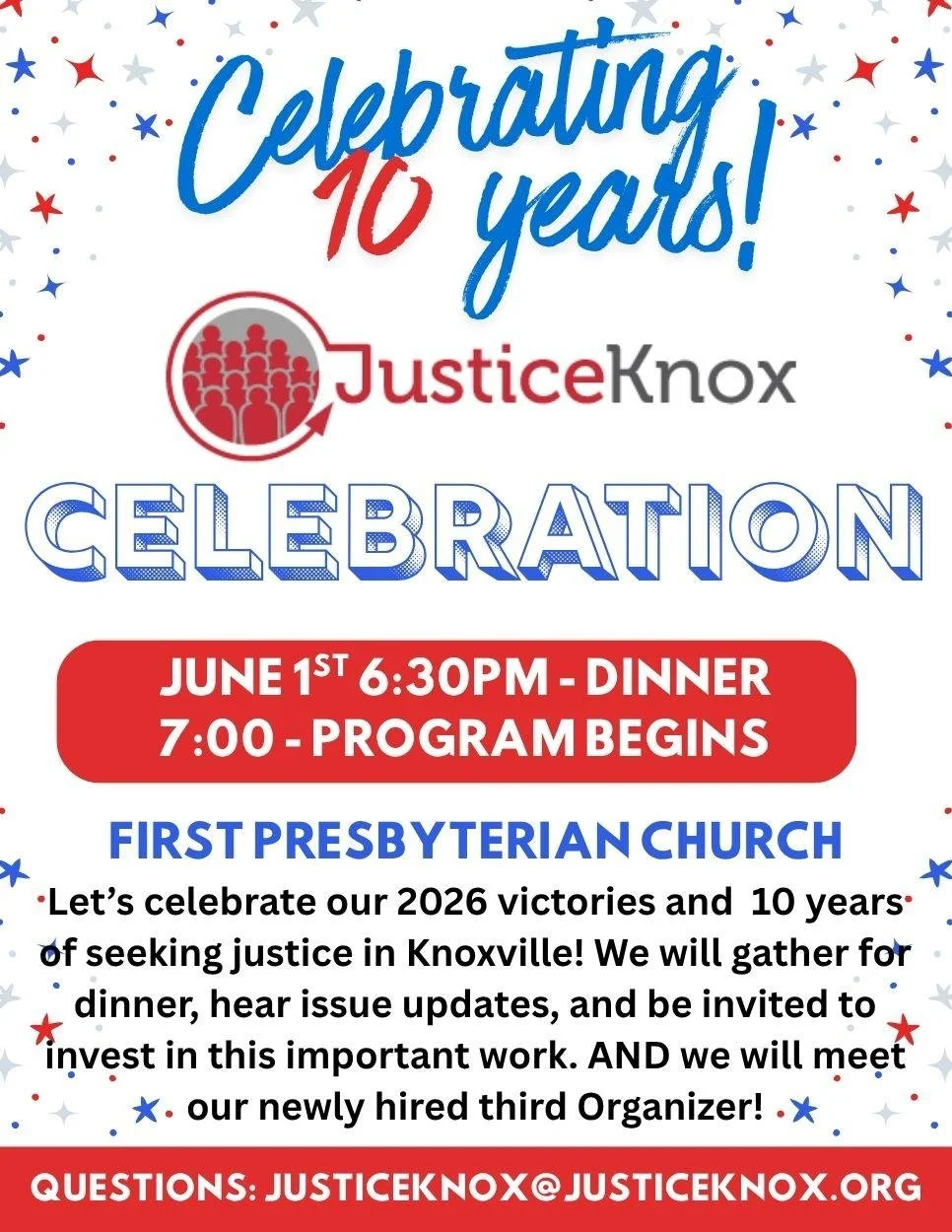 Justice Knox 10 Year Anniversary Celebration Dinner