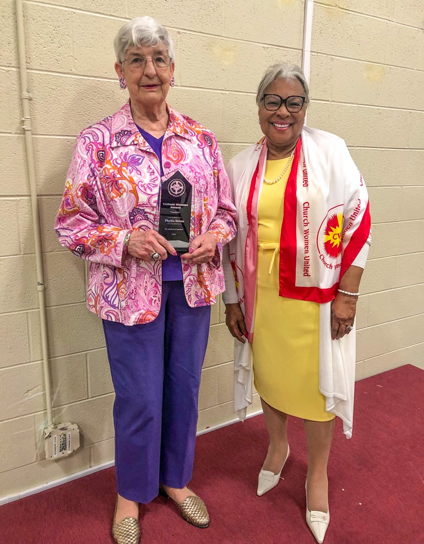 Phyllis Driver Receives Valiant Woman Award from Church Women United