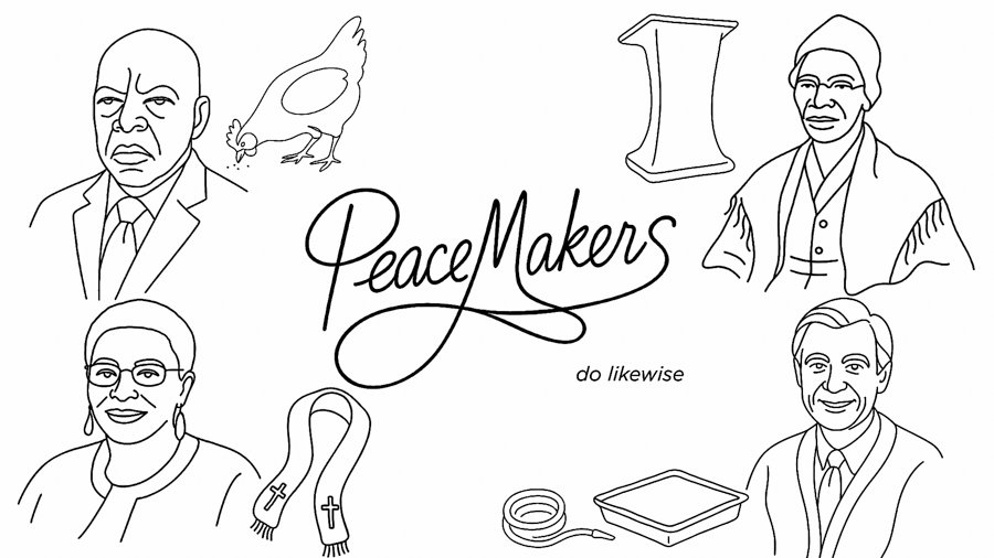 Join an all new Worshipful Wednesday series Peacemakers: Do Likewise, starting April 23rd
