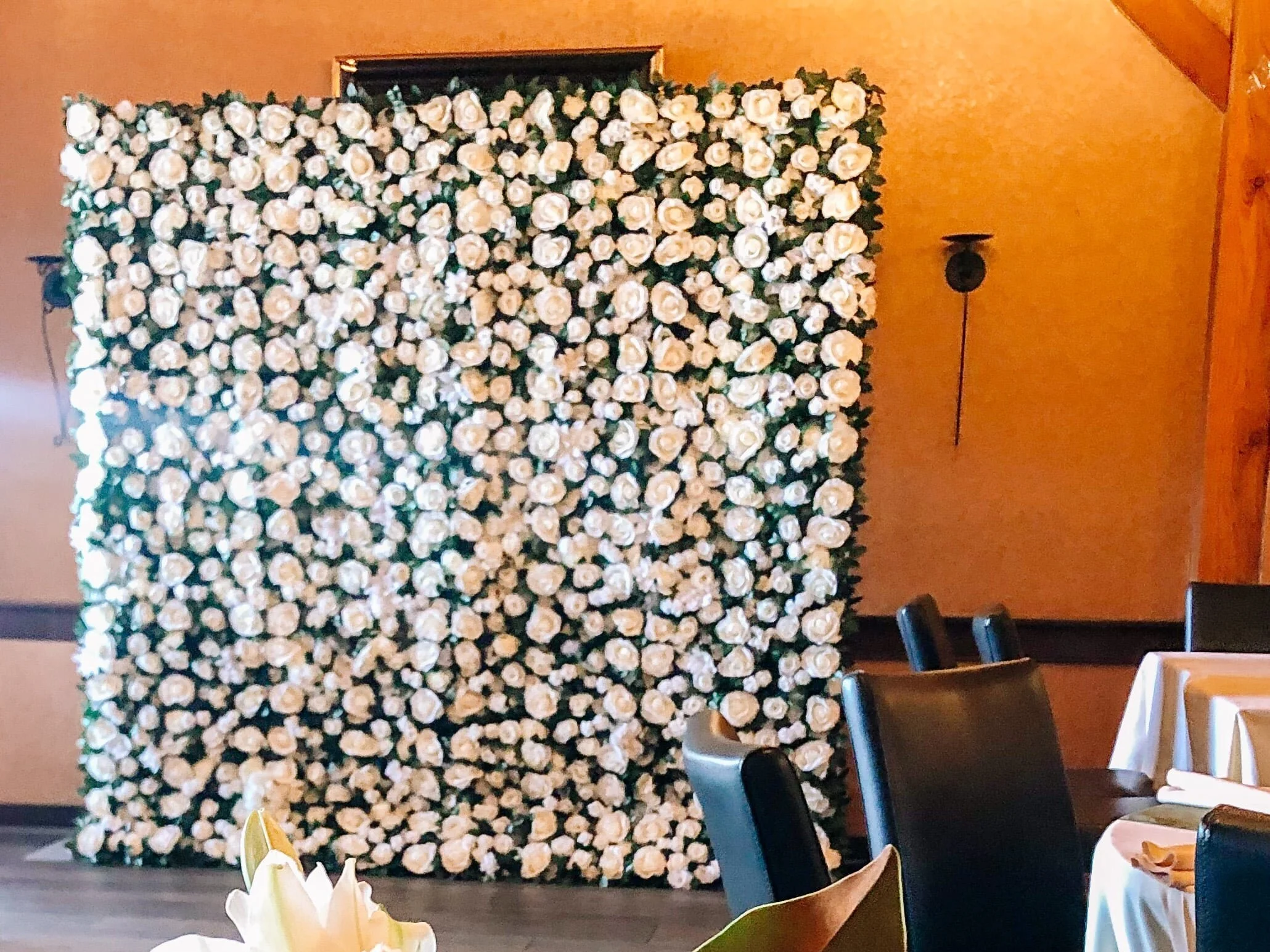 Susssex County's Most Affordable Flower Wall and Greenery Backdrop