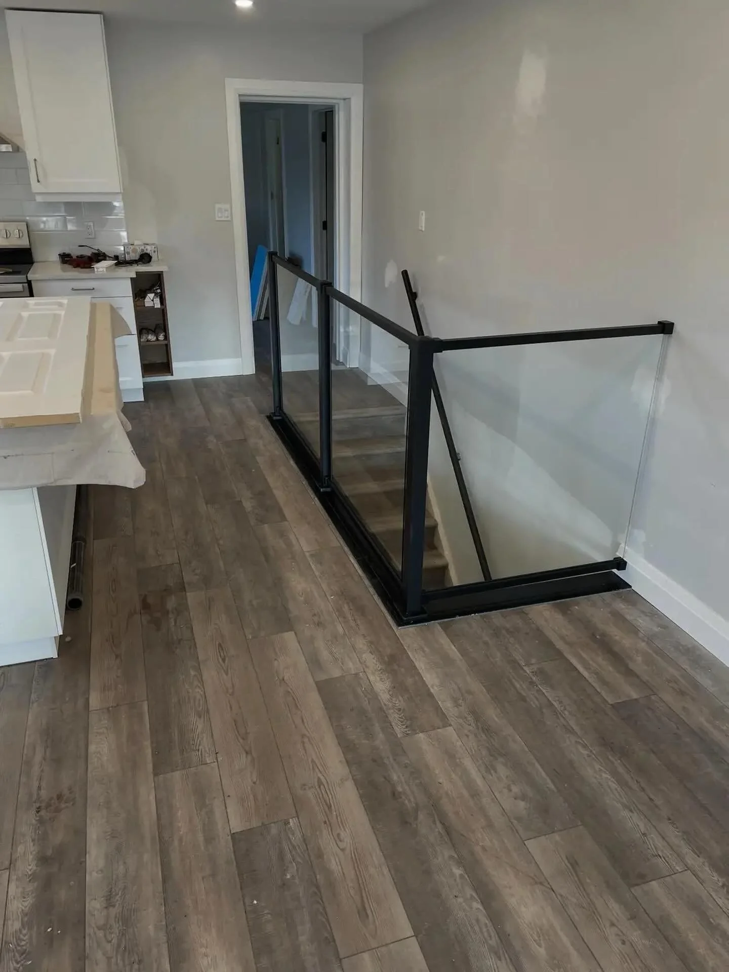 Beautiful new kitchen railing