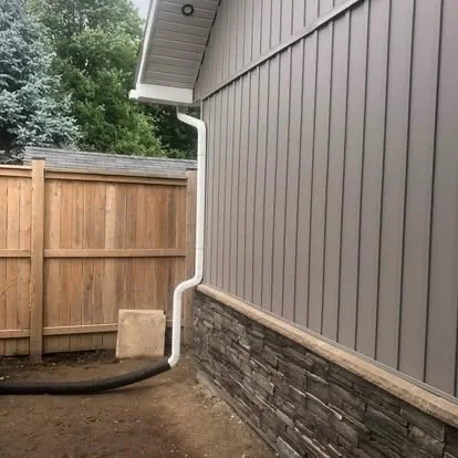 Evestroughing, Siding, Soffit, Stonework, and Facia