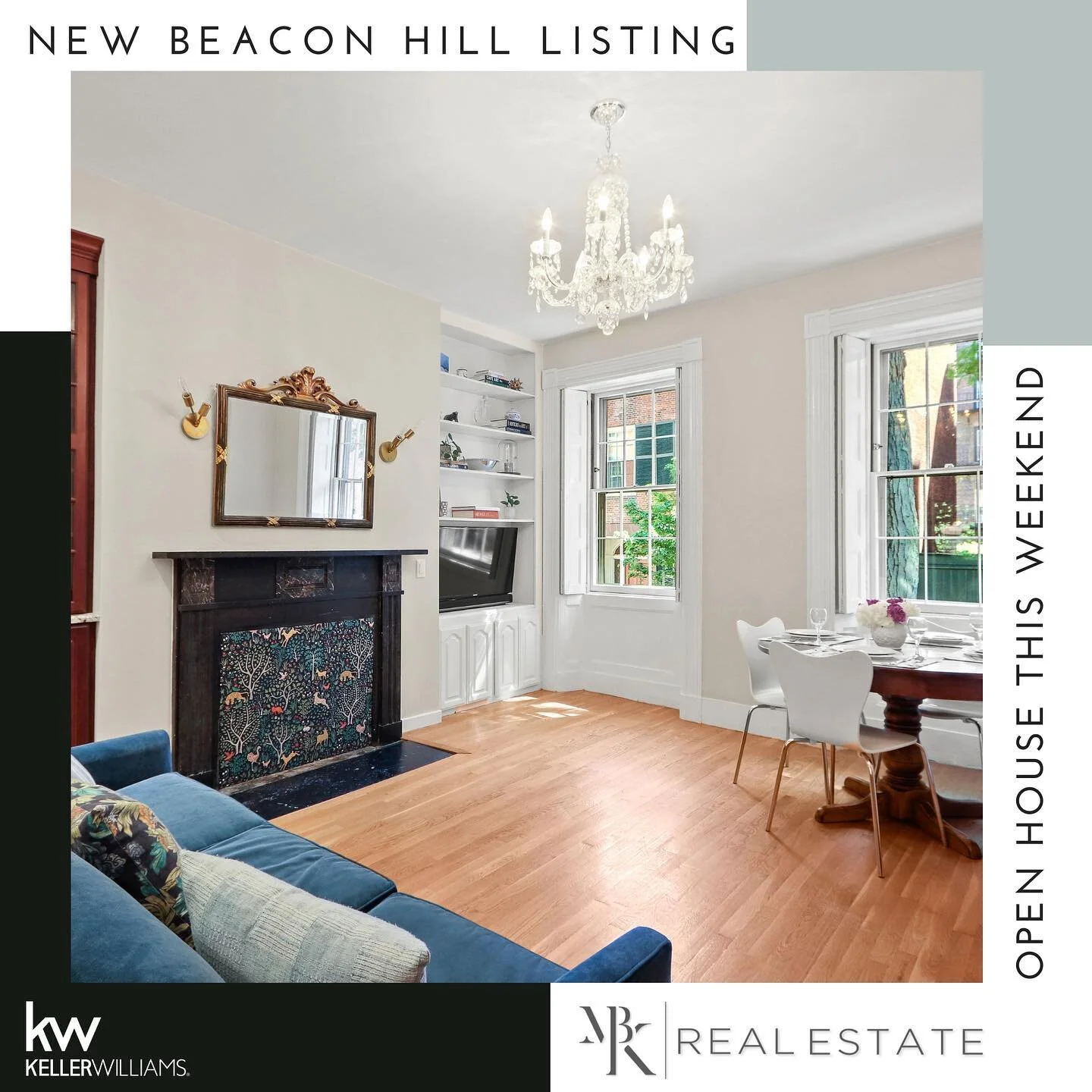 NEW LISTING live on MLS 14 Joy Unit 2 priced @839K 2BR/1BA 755 Sq Ft Parlor level Prime location, this will not last. Contact me for a private showing! Broker Luncheon Thurs 12-1pm Public Open House  Friday,  Sat, Sunday call to offers Monday 6/14 #b