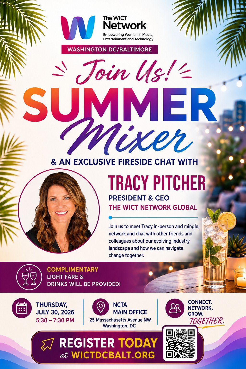 Summer Mixer and Fireside Chat
