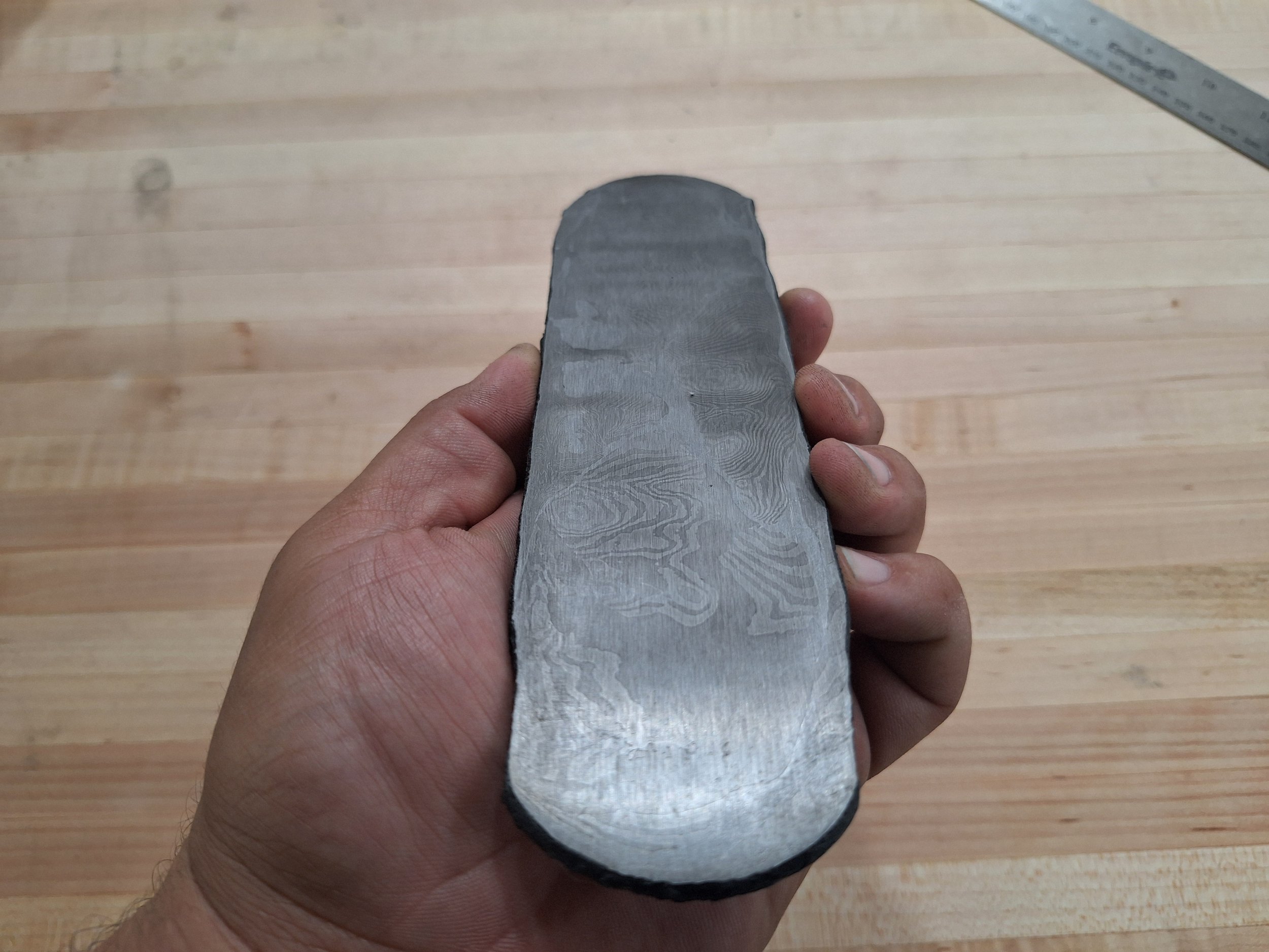 Graveyard Damascus Billet