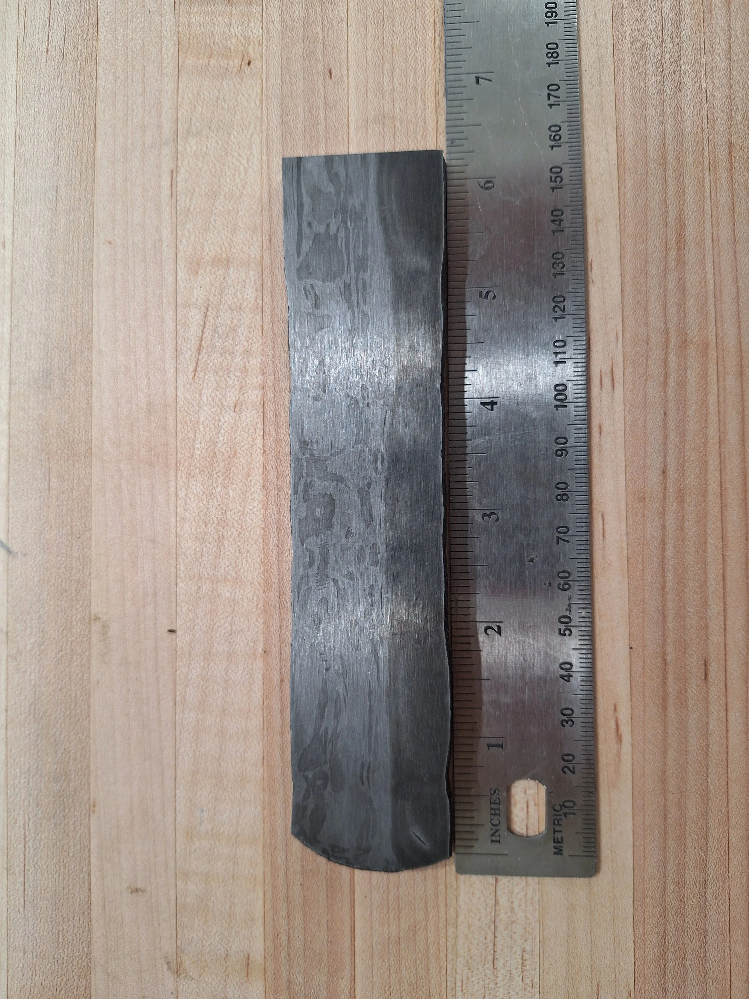 Screw Damascus Billet
