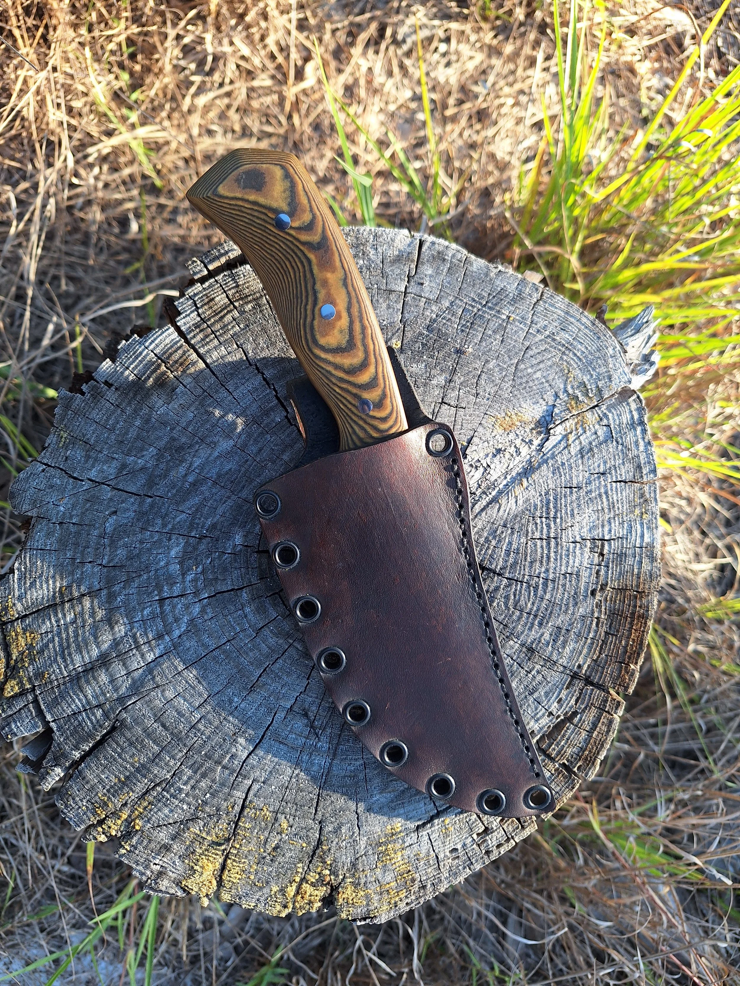 Stainless Steel Hunting Knife with Sheath