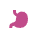 pink stomach emoji
