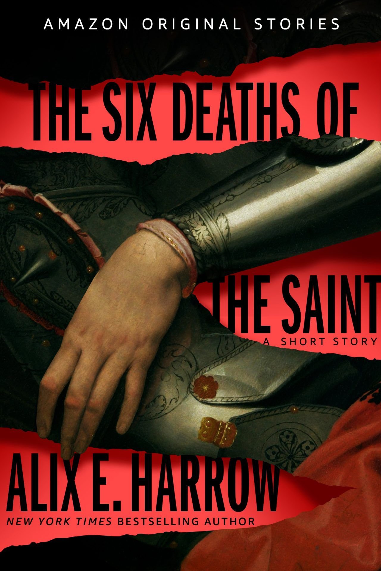 sleeve of the book the six deaths of the saint