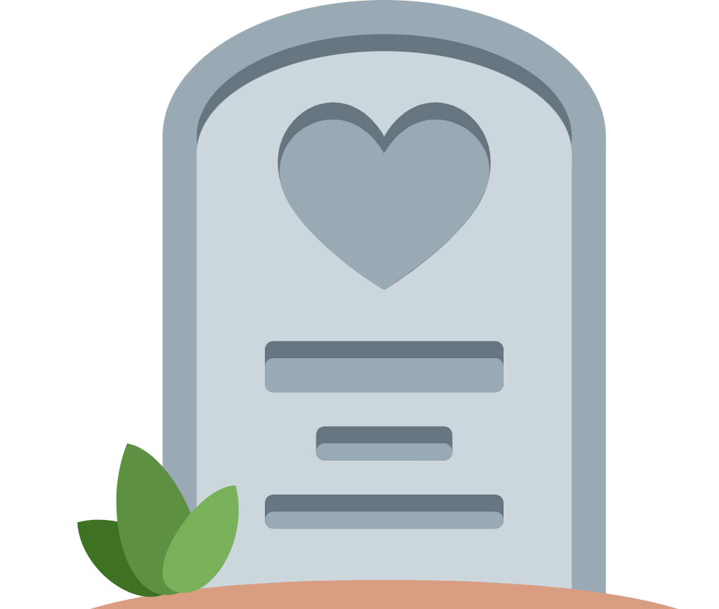 headstone emoji