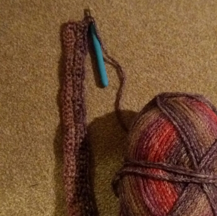 My first completed crochet chain