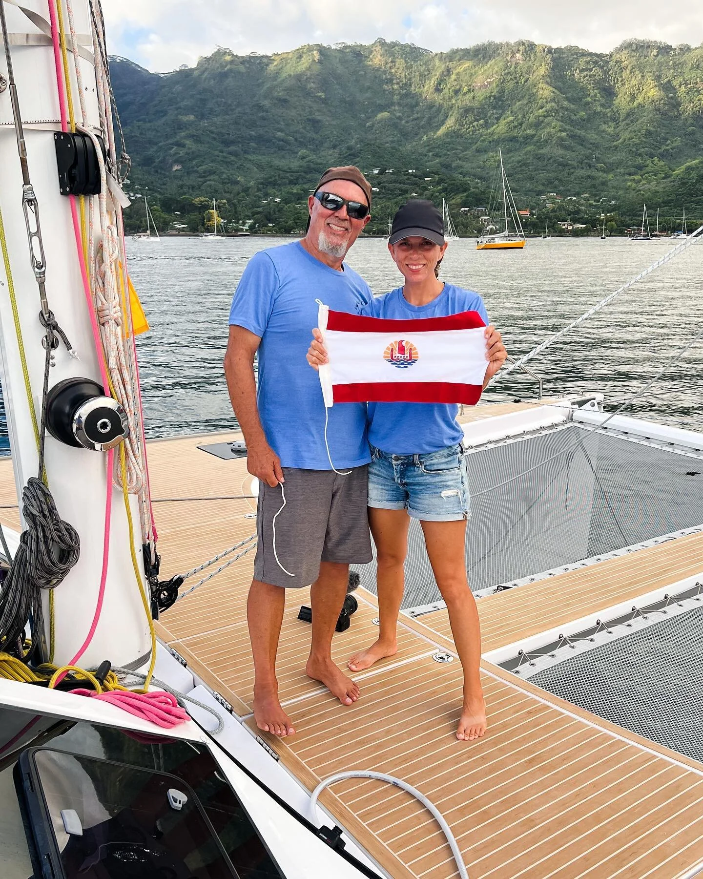 I still have a hard time believing we&rsquo;re in FRENCH POLYNESIA! 🇵🇫 And also that I haven&rsquo;t posted these photos yet. 😂 We made landfall at Taiohae Bay in Nuku Hiva and those first days I spent so much time just staring at the beauty aroun