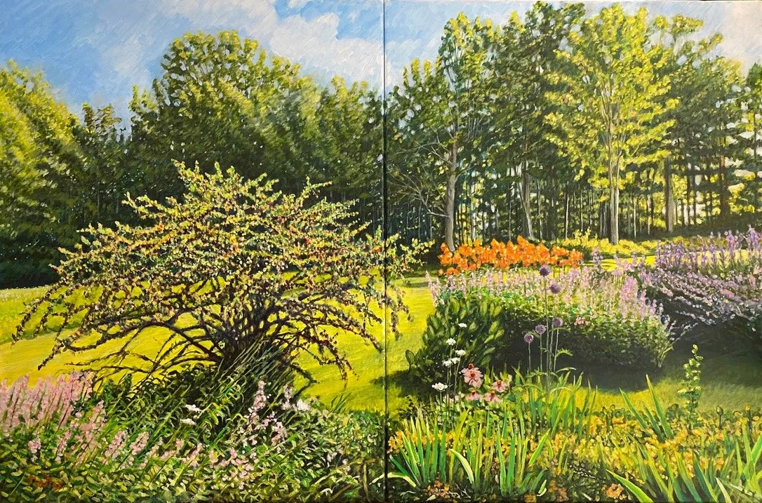 Melissa's Garden 36" X 24"