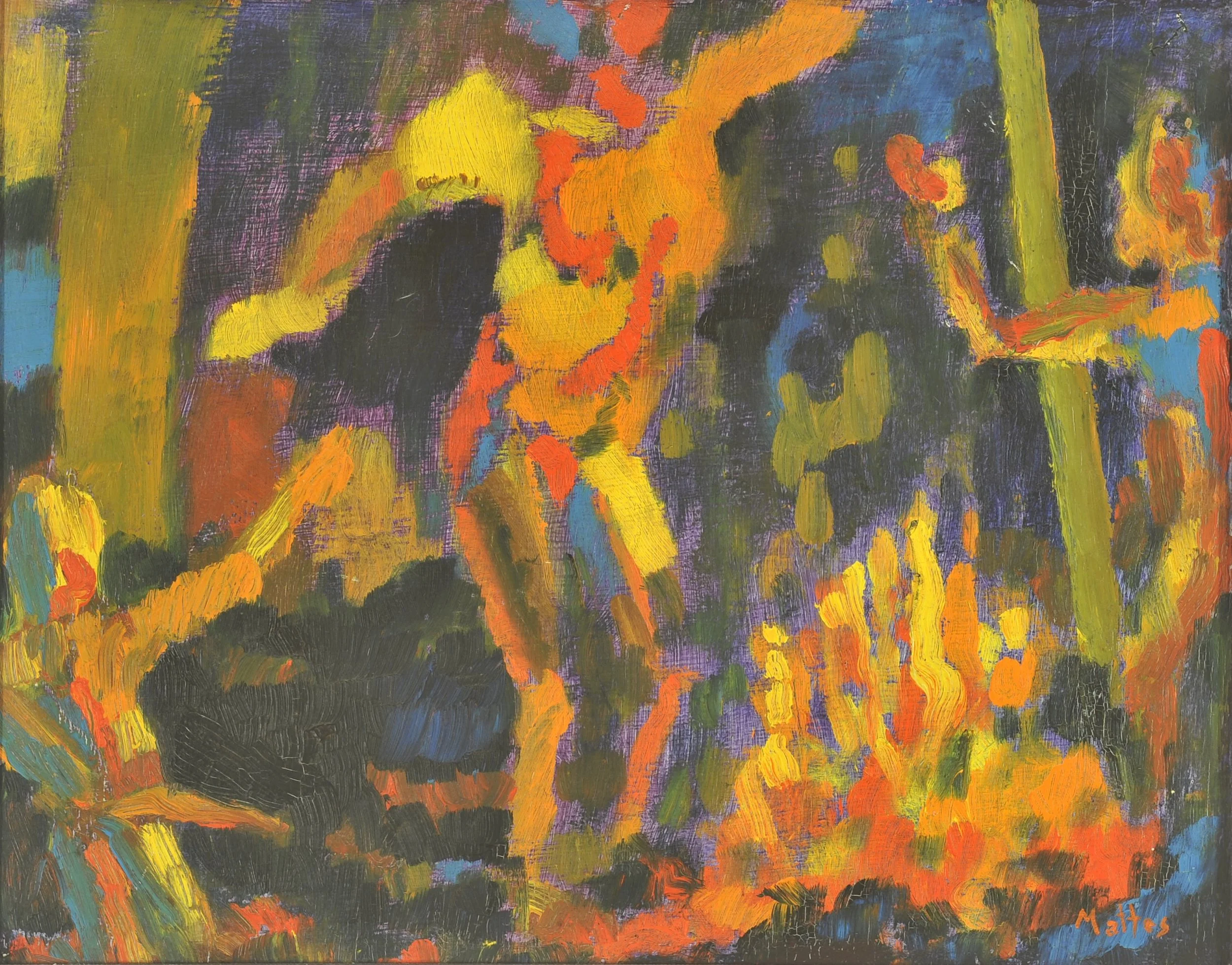 Fire Dancers 11" X 9"