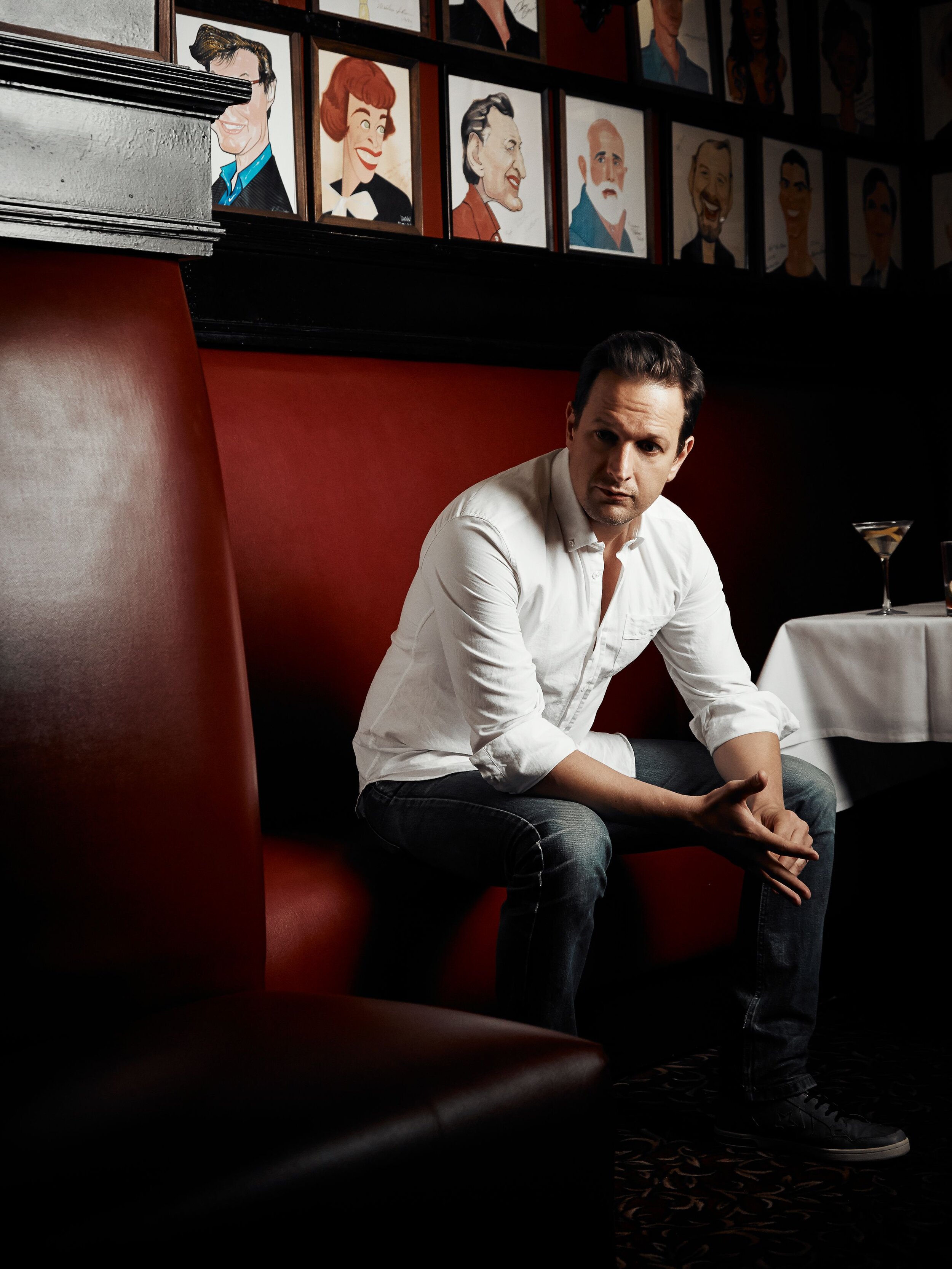 Actor Josh Charles sits for a portrait in Sardis restaurant in New York for Remember That Time on CBS