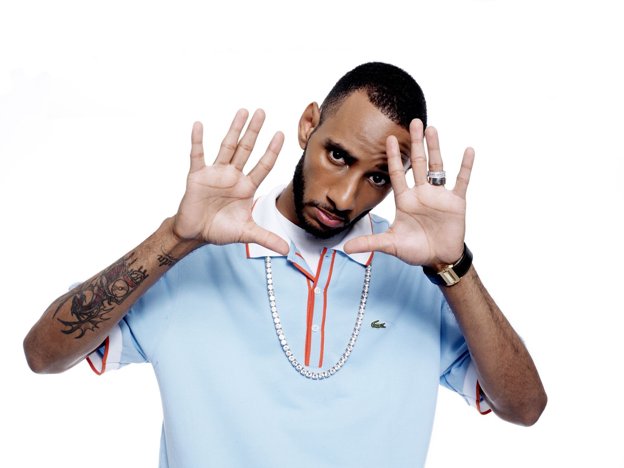 Swizz Beatz is an American hip hop recording artist, DJ, record producer, art collector, and entrepreneur from New York City. Photographed by Francis Hills for Zink Magazine.