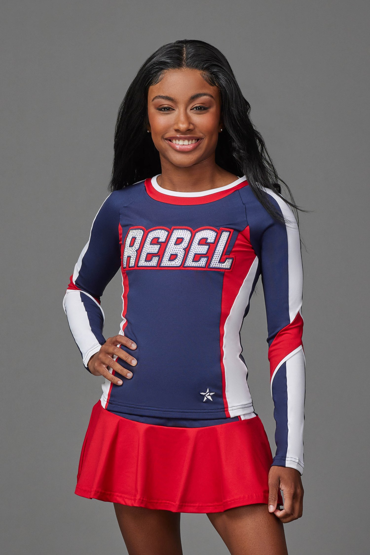 Pleated Skirt School Cheer Uniform Rebel Athletic