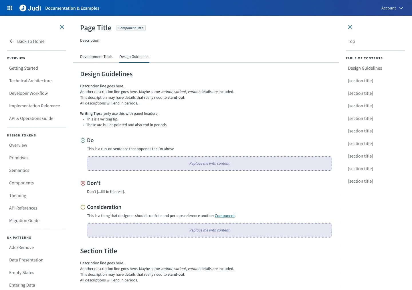 Component Template