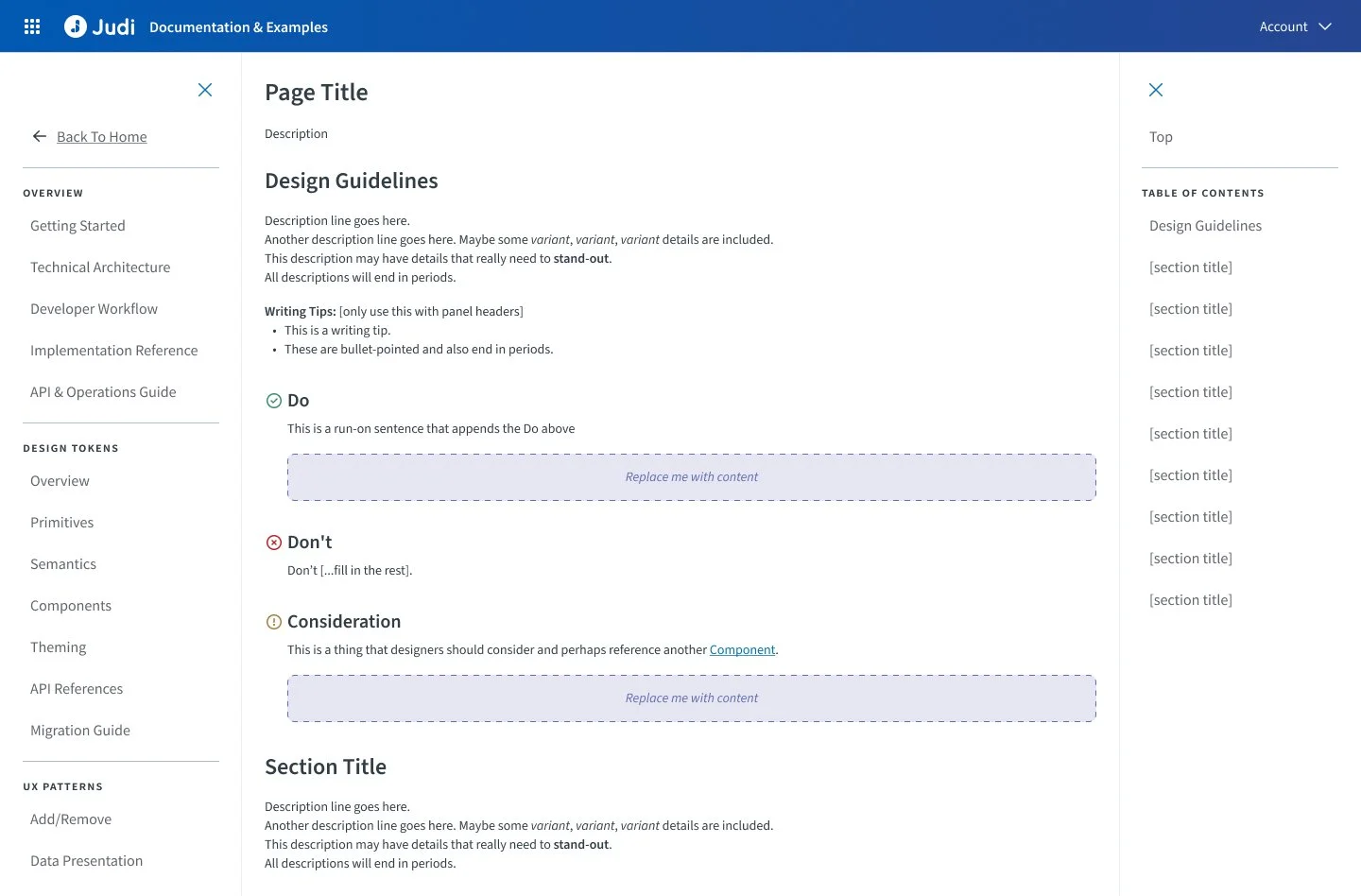 Pattern Template