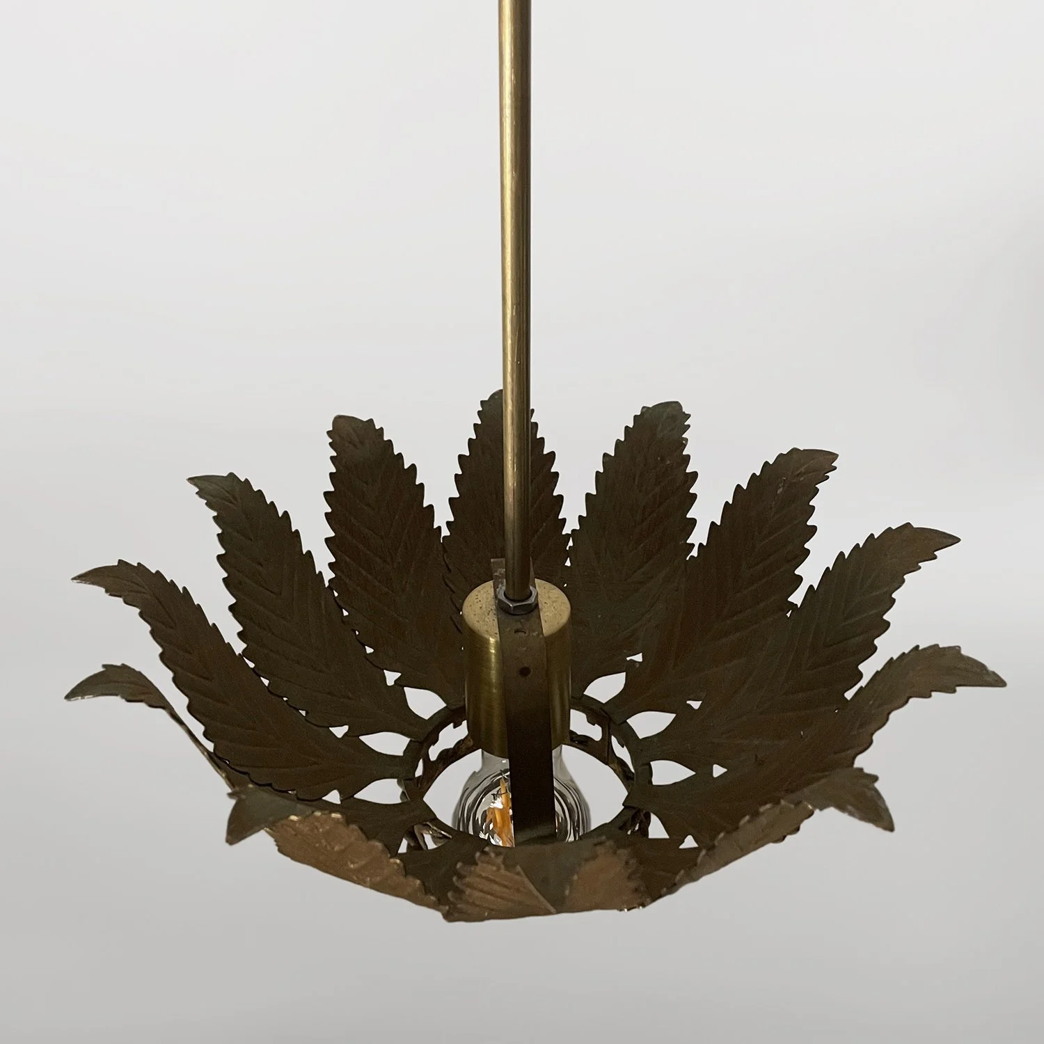 French Art Deco Floral Leaf Ceiling Light 10 web.jpg