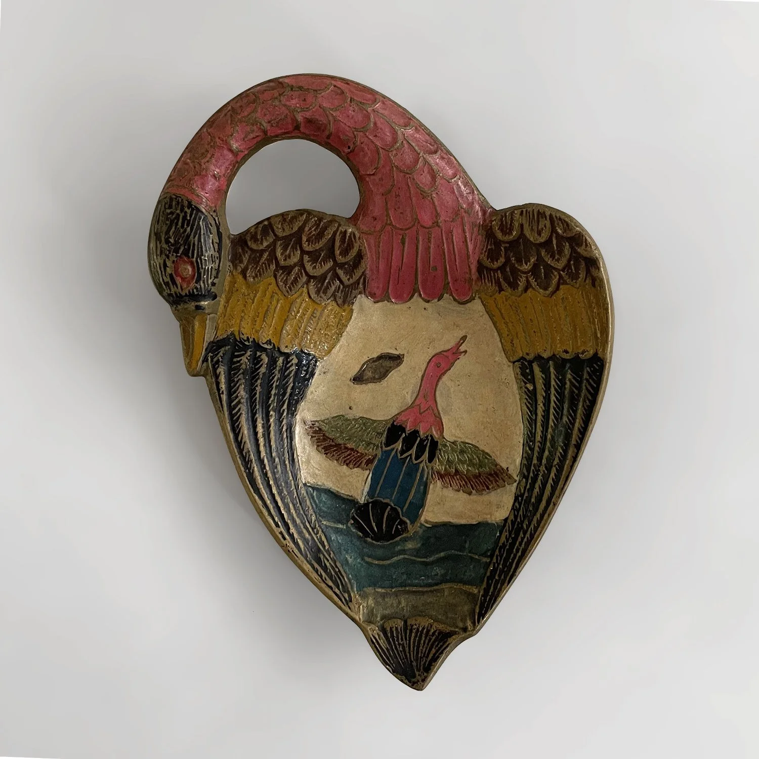 French Cloisonne Swan Vide Poche 1 web.jpg