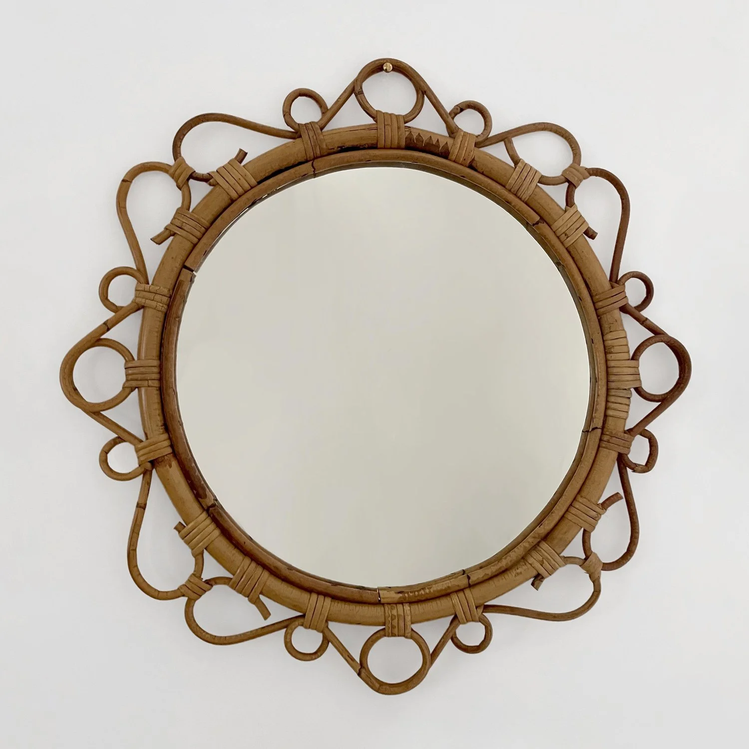French Rattan Circular Wall Mirror 2 web.jpg