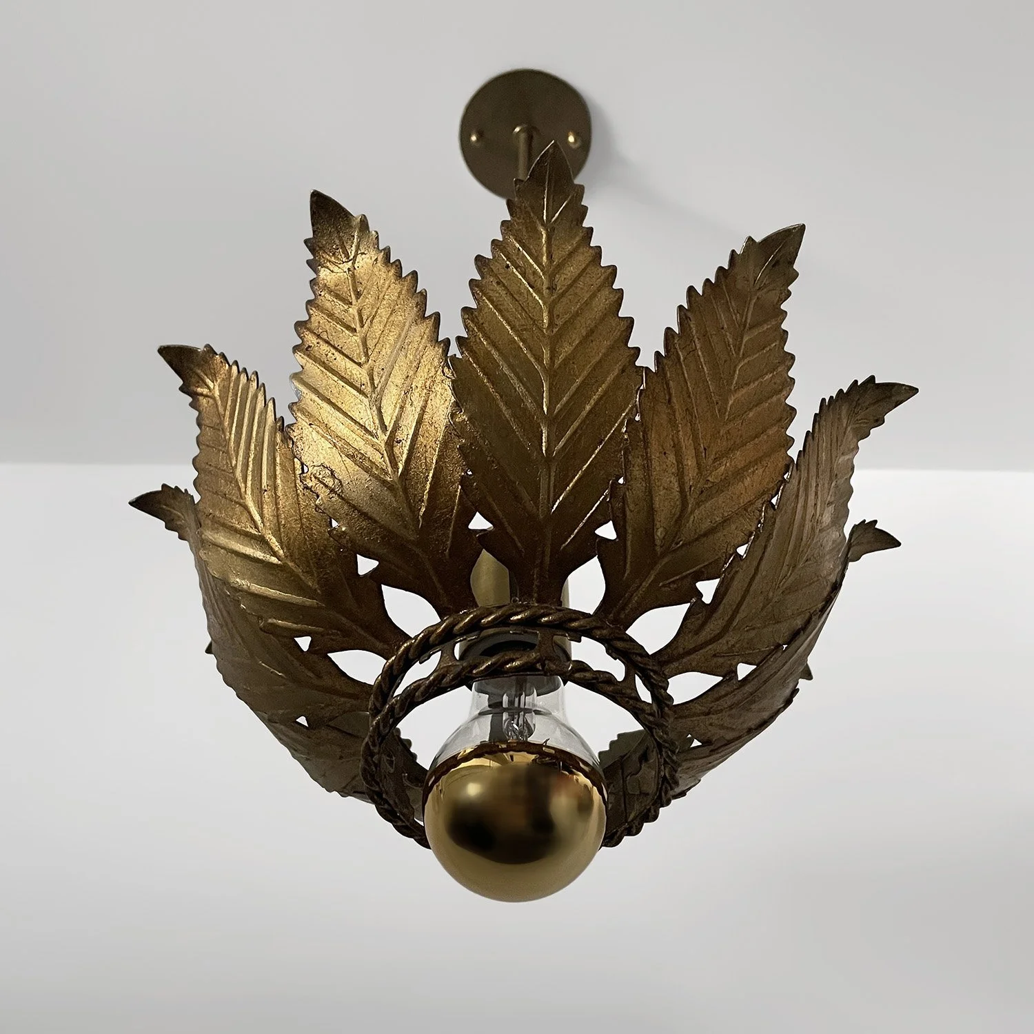 French Art Deco Floral Leaf Ceiling Light 6 web.jpg
