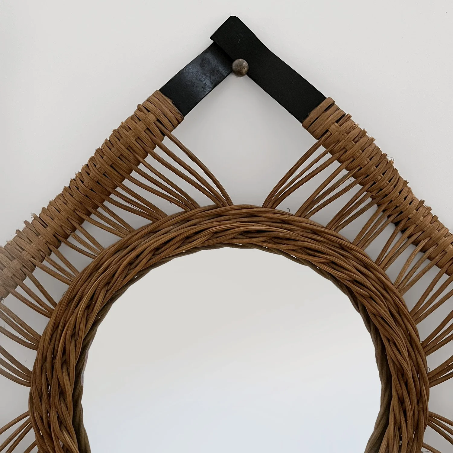French Rattan and Iron Convex Mirror 8 web.jpg