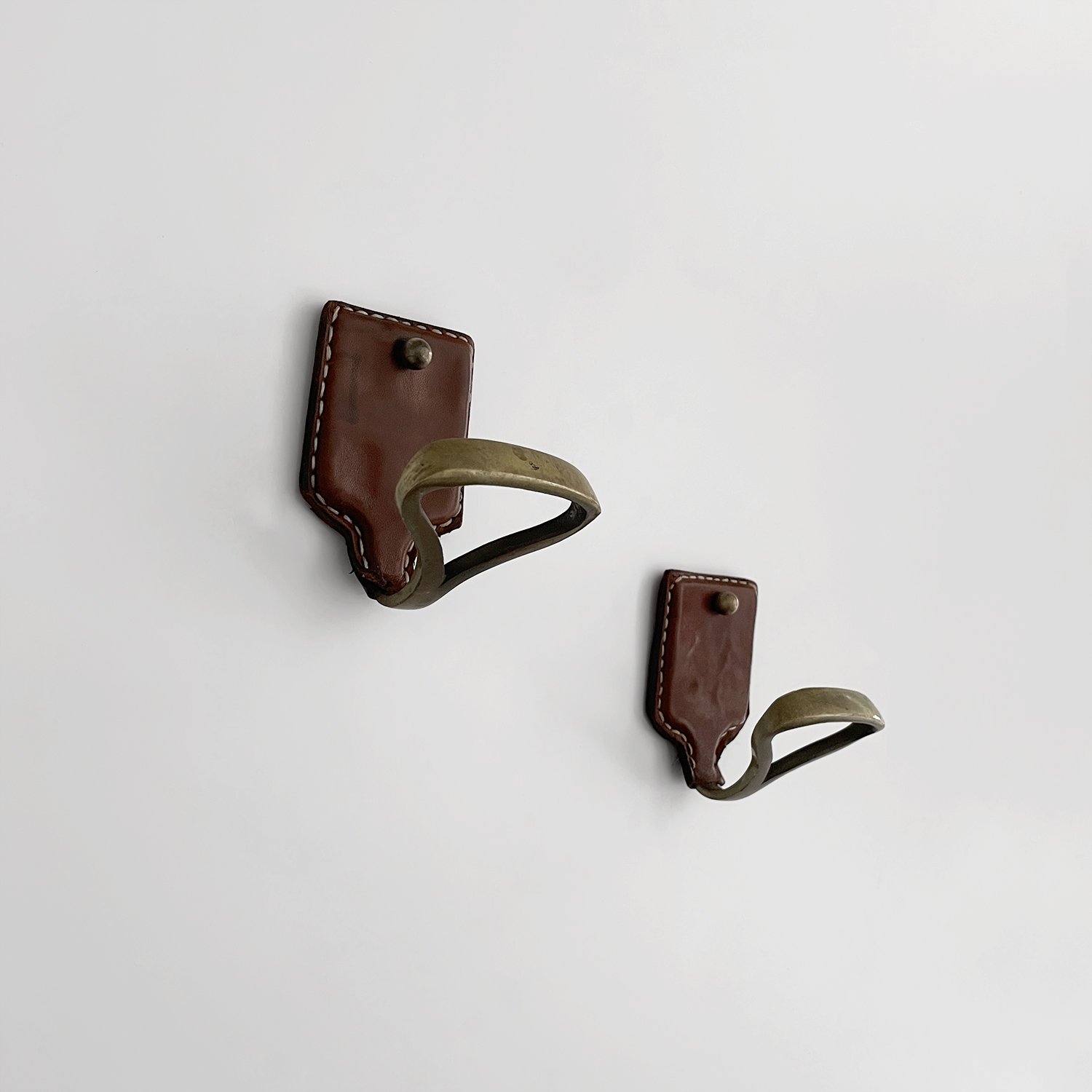 Jacques Adnet French Leather Wall Hooks 2 web.jpg