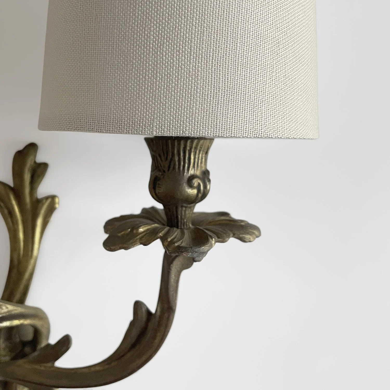French Aged Bronze Floral Double Light Sconces 7 web.jpg