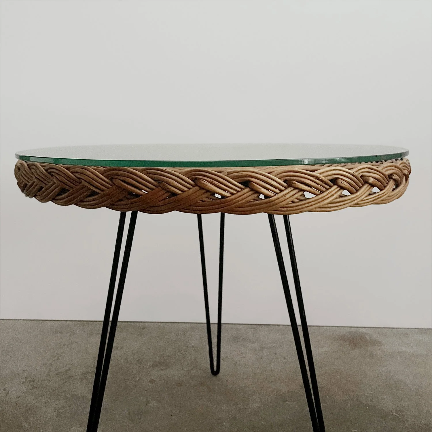 French Wicker & Iron Tripod Table 4 web.jpg