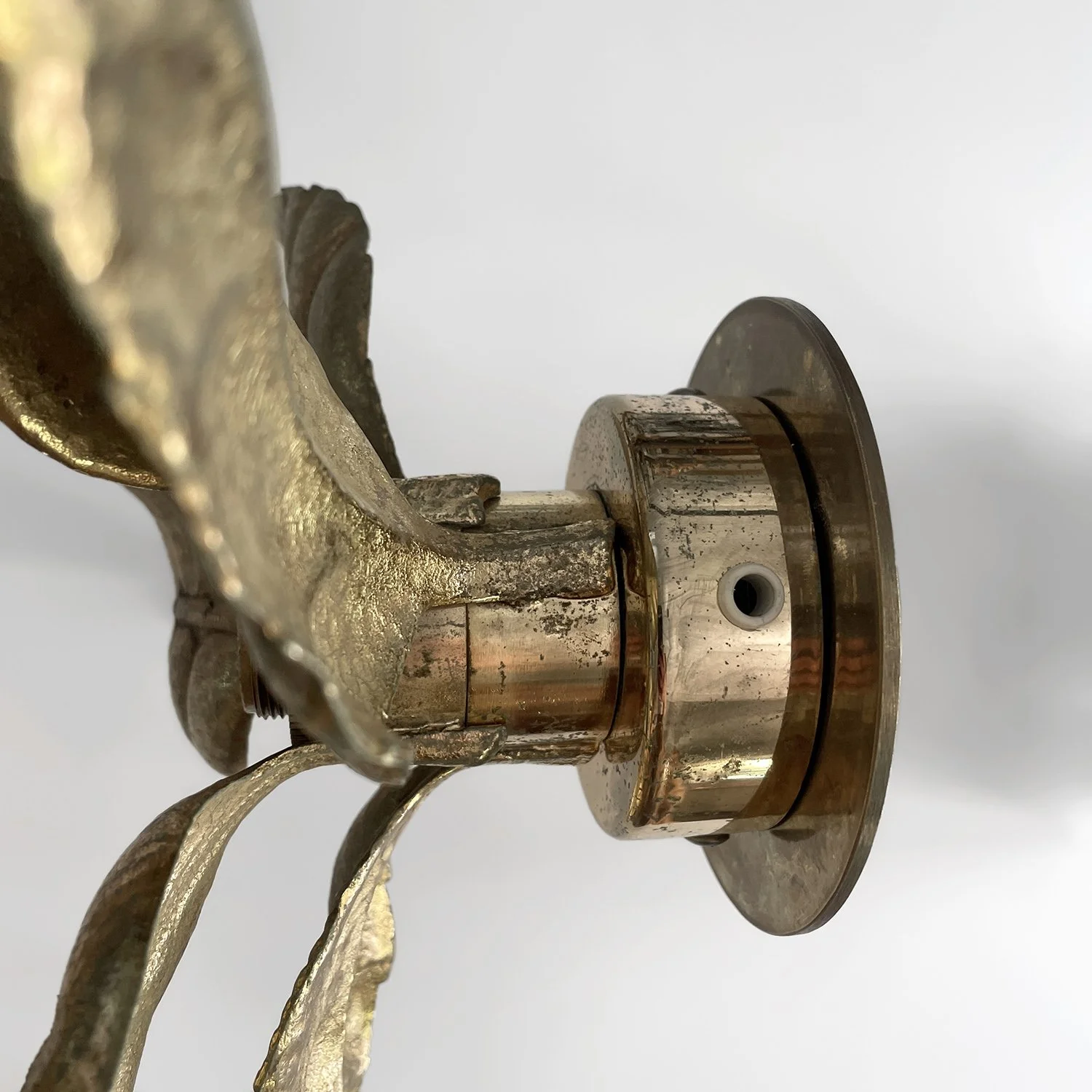 Pair of Belgian Floral Leaf Wall Lights 17 web.jpg