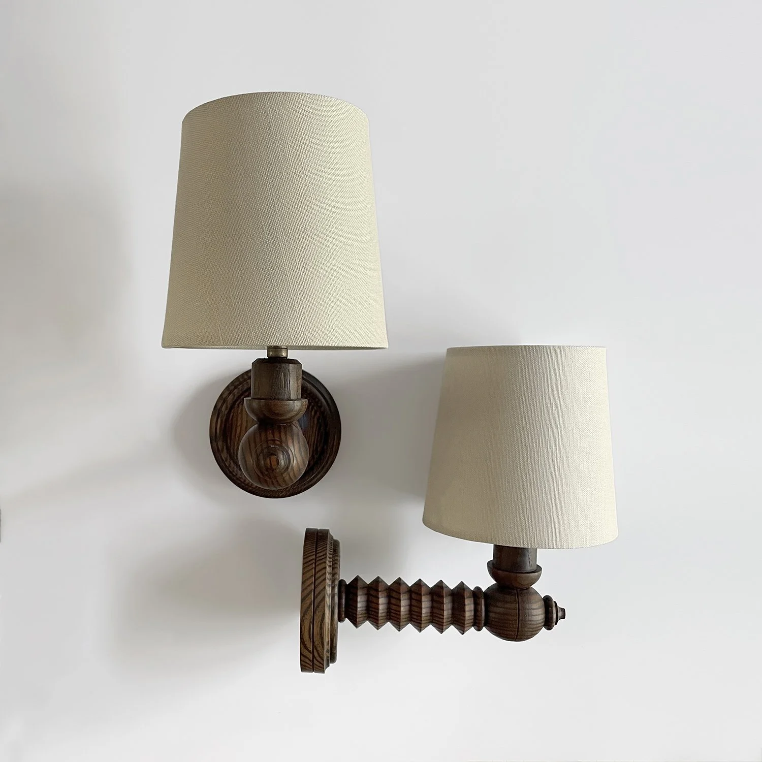 Pair of French Oak Dudouyt Sconces 1 web.jpg