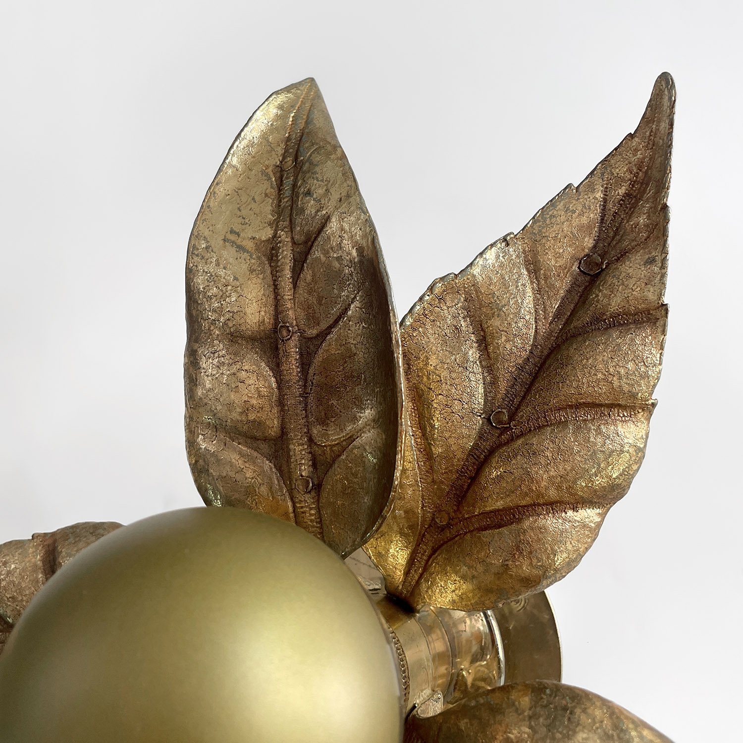 Pair of Belgian Floral Leaf Wall Lights 11 web.jpg