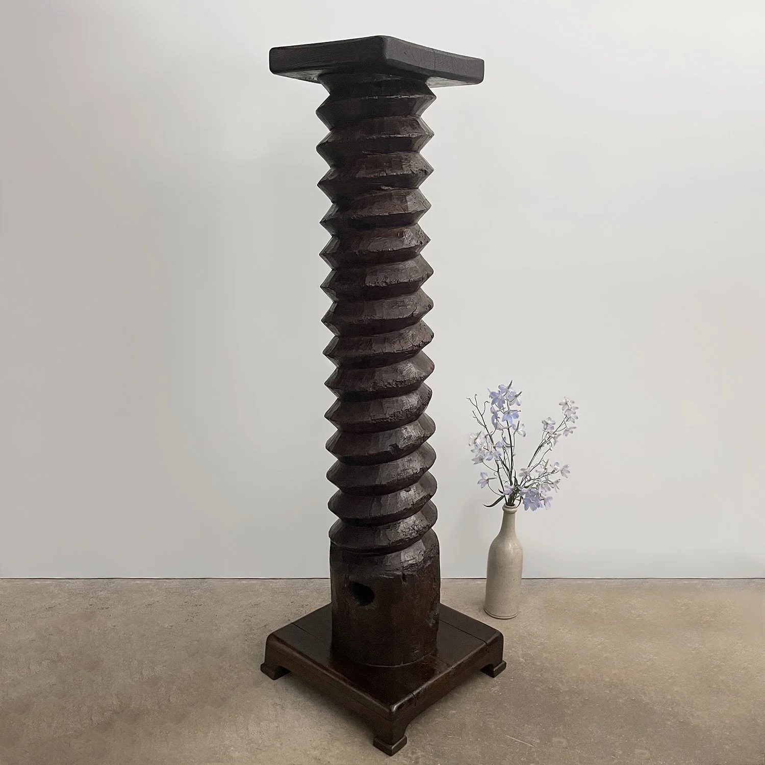French Corkscrew Wine Press Pedestal 1 web.jpg