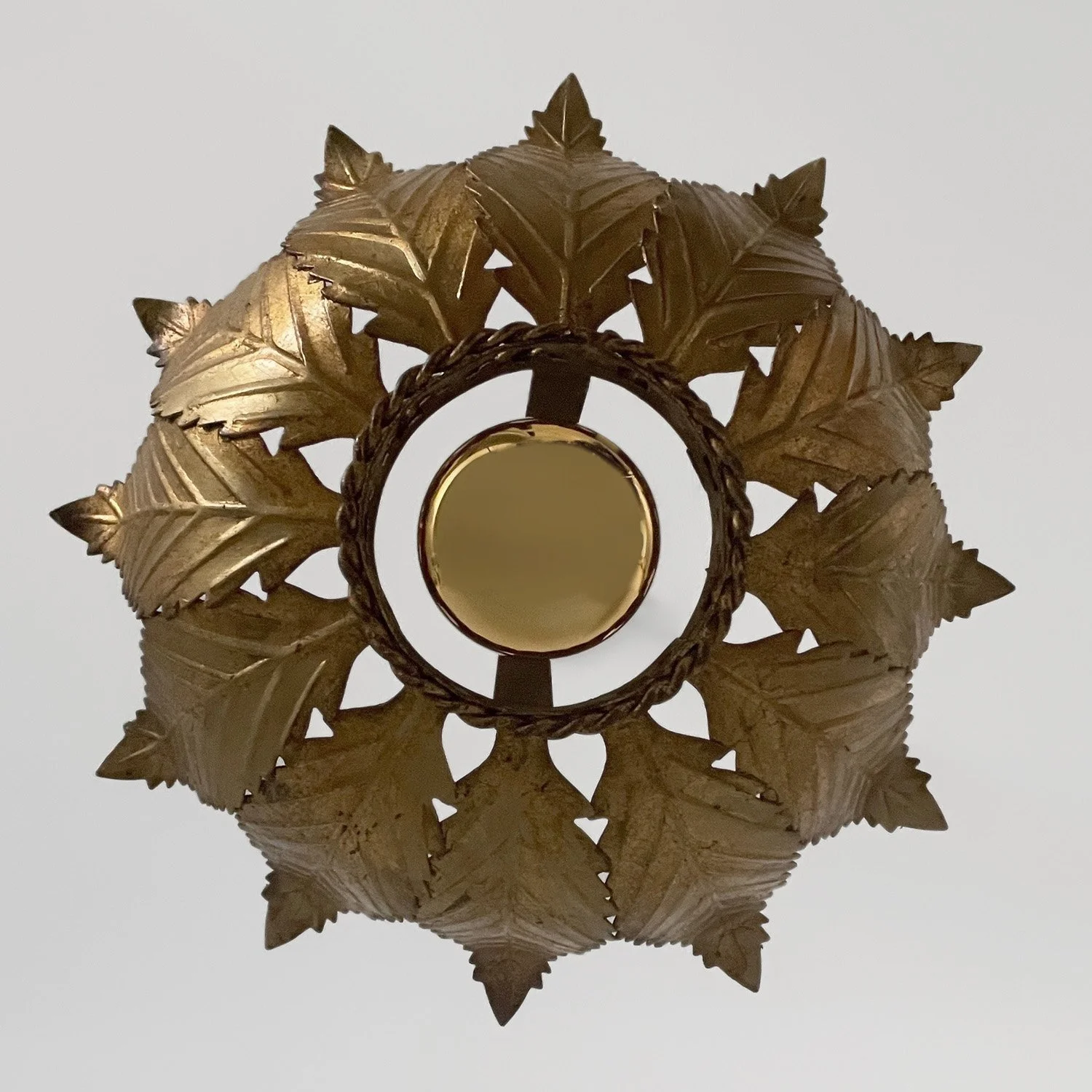 French Art Deco Floral Leaf Ceiling Light 7 web.jpg