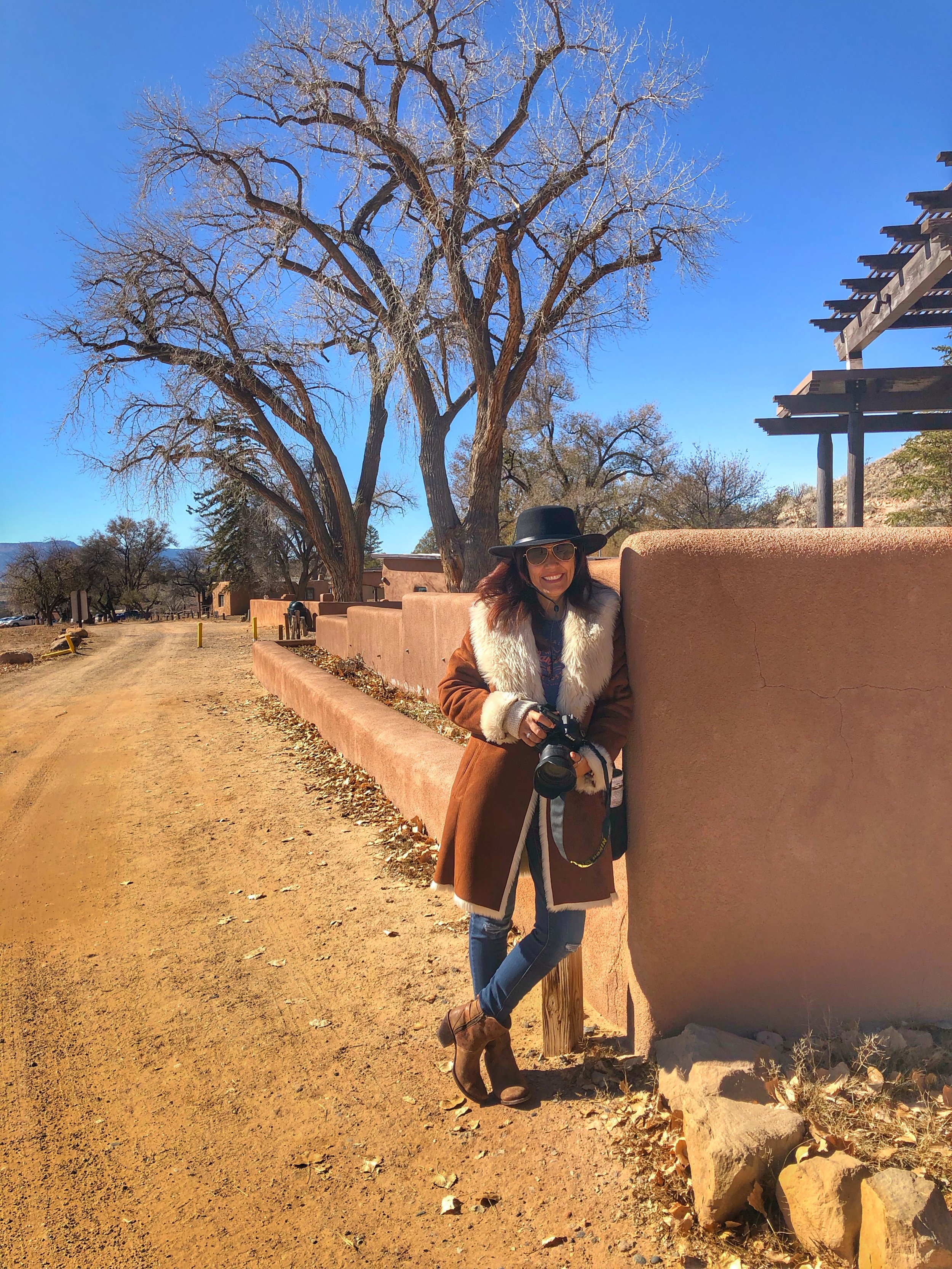 Fatima at Ghost Ranch on location shooting.jpg