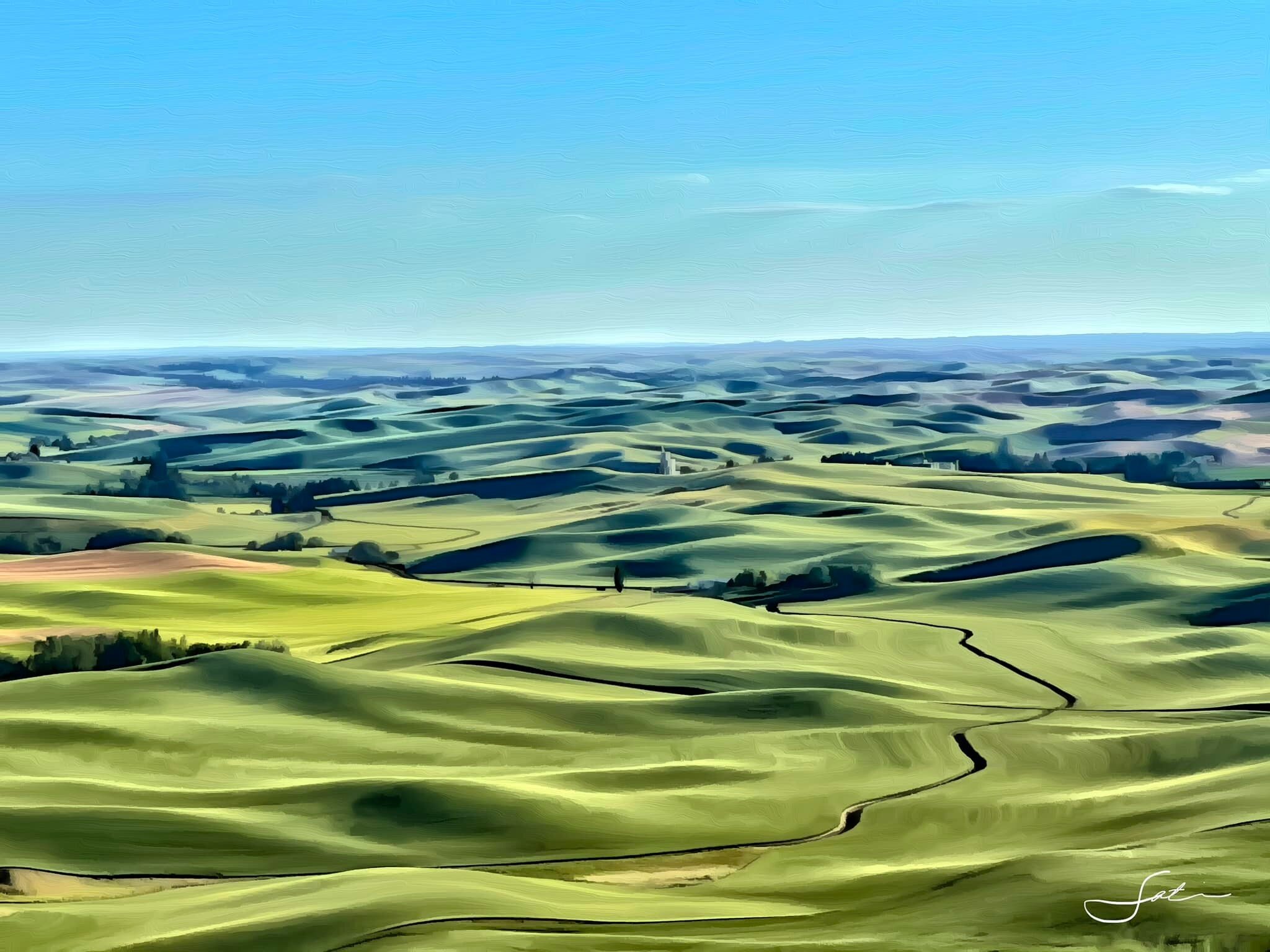 I love the never ending hills and barns to be explored in the #Palouse!  From my snapshot series