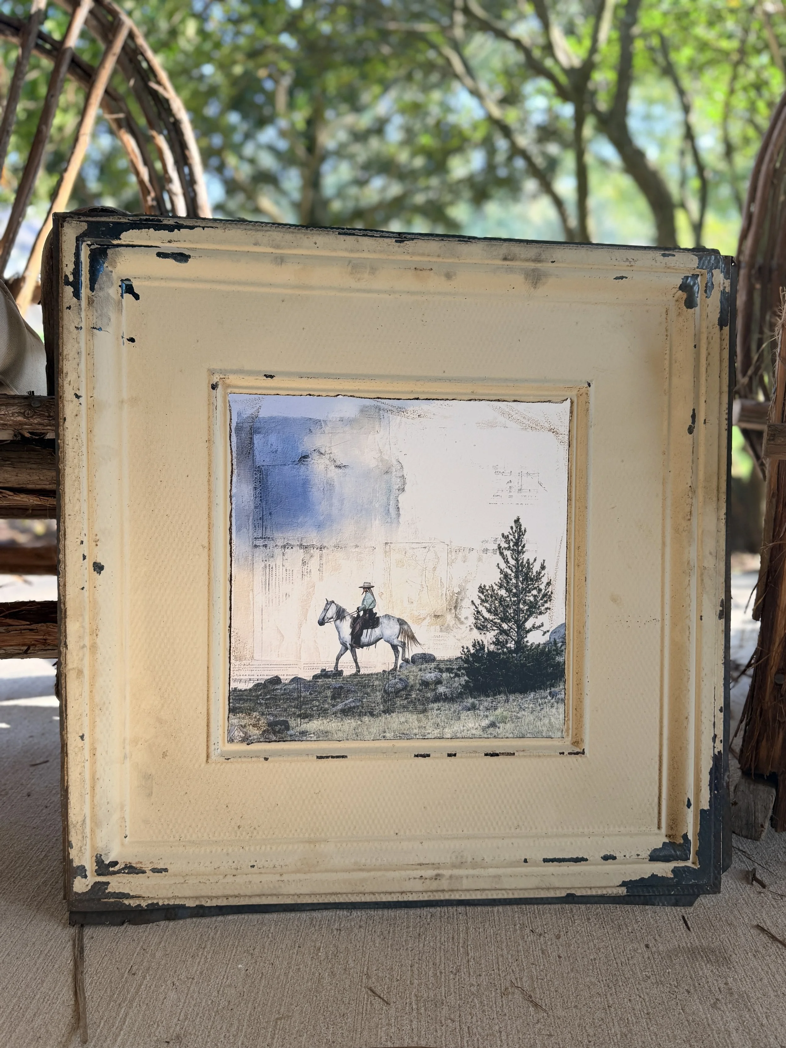 Go West Vintage Tin